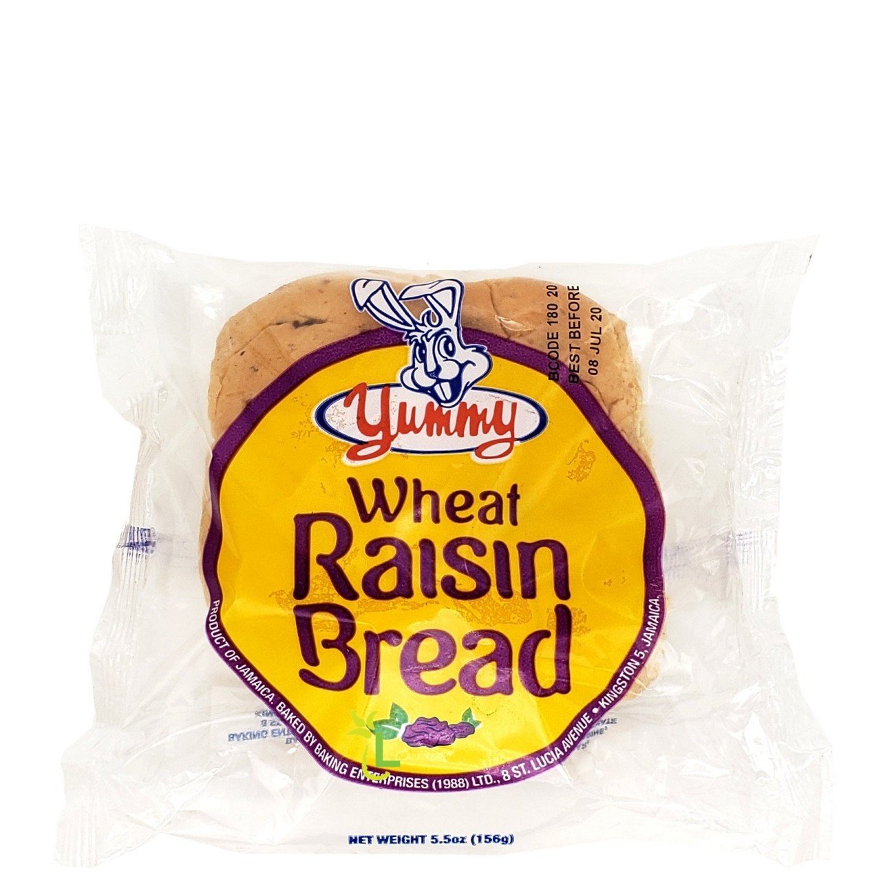 Yummy Wheat Raisin Bread 156g
