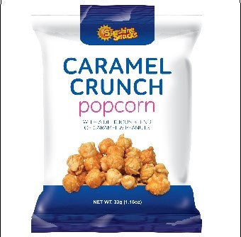 SUNSHINE SNACKS CARAMEL CRUNCH POPCORN  12-Pack 33g