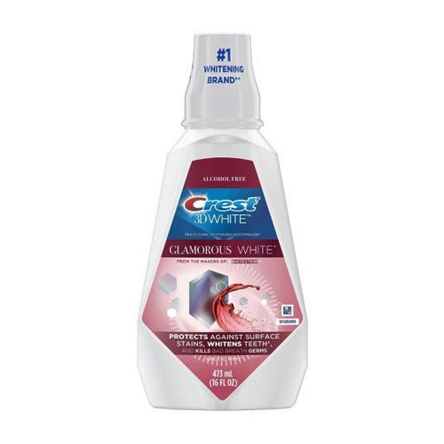Crest 3D White Glamorous Mouthwash 473Ml