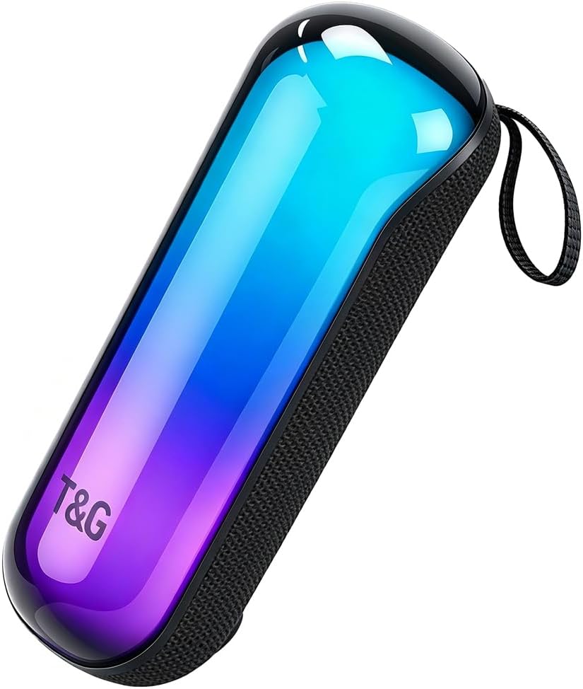 T&G TG671 Portable Wireless Bluetooth Speaker with RGB Lighting