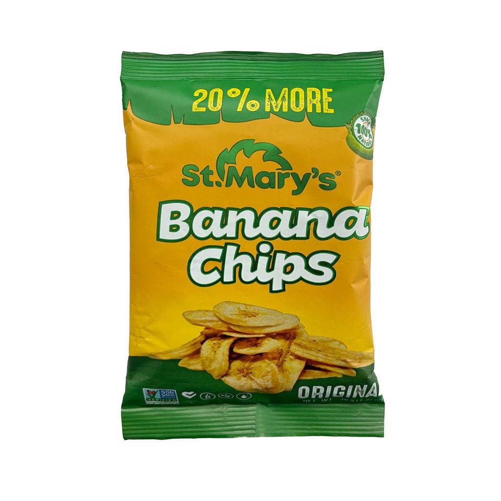 St Mary's Crispy Banana Chips 15 Units / 36 g / 1.3 oz