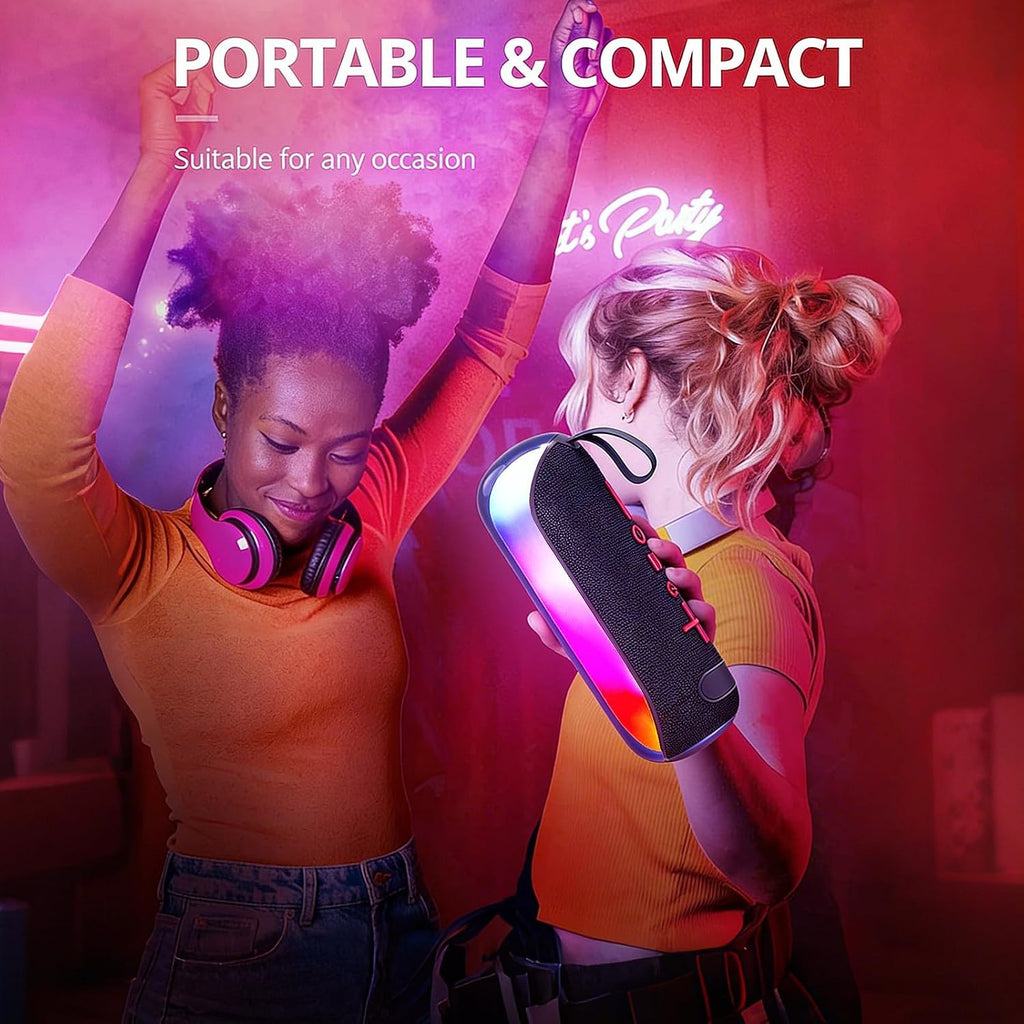 T&G TG671 Portable Wireless Bluetooth Speaker with RGB Lighting