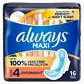 Always Maxi Size 4 Pads 16-Count