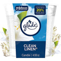 Glade Candle Clean Linen 4.08oz