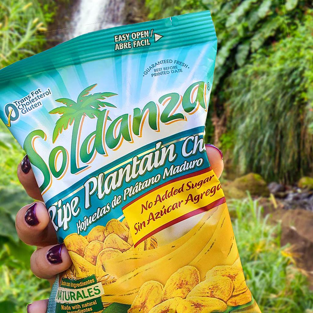 Soldanza Ripe Plantain Chips 12 Units / 42 g / 1.4 oz