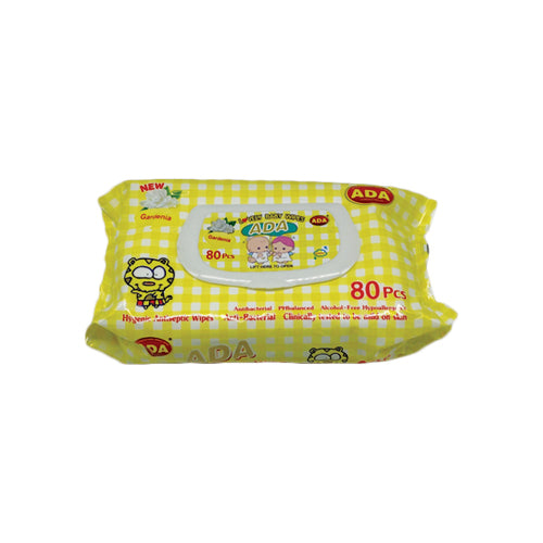 Ada Lovely Baby Powder Wipes 80pc