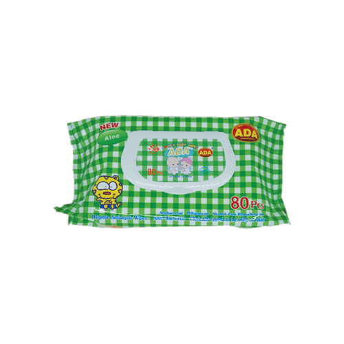 Ada Lovely Baby Wipes Aloe 80pc