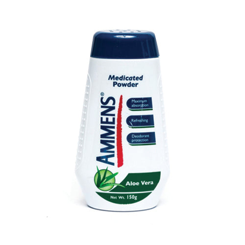 Ammens Medicated Powder Aloe Vera 150G