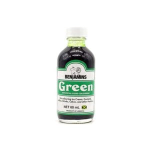 BENJAMINS GREEN COLOURING 60ML