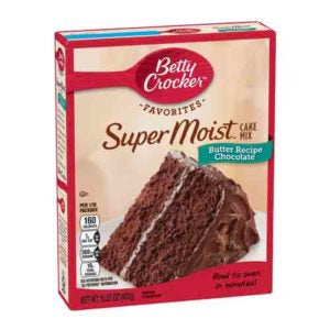 Betty Crocker Cake Mix Super Moist Butter Recipe Chocolate 432G