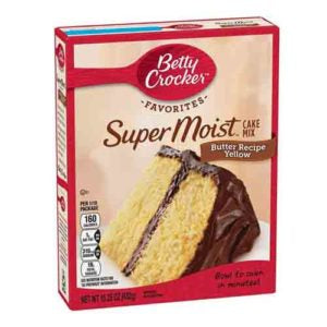 Betty Crocker Cake Mix Super Moist Butter Recipe Yellow 432G