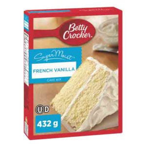Betty Crocker Cake Mix Super Moist French Vanilla 375G