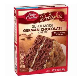 Betty Crocker Cake Mix Super Moist German Chocolate 432G