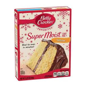 Betty Crocker Cake Mix Super Moist Yellow 432G