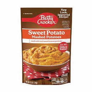BETTY CROCKER MASHED SWEET POTATO 128g