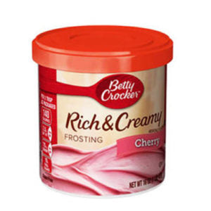 BETTY CROCKER RICH & CREAMY CHERRY FROSTING 453G