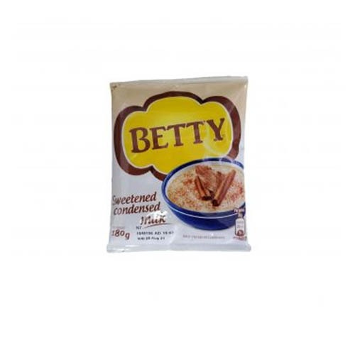 Betty Pouch Sweetened Condensed Milk 180G