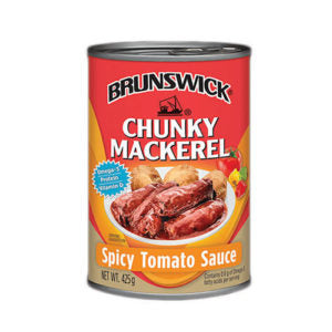 Brunswick Mackerel Spicy Tomato Sauce 425g