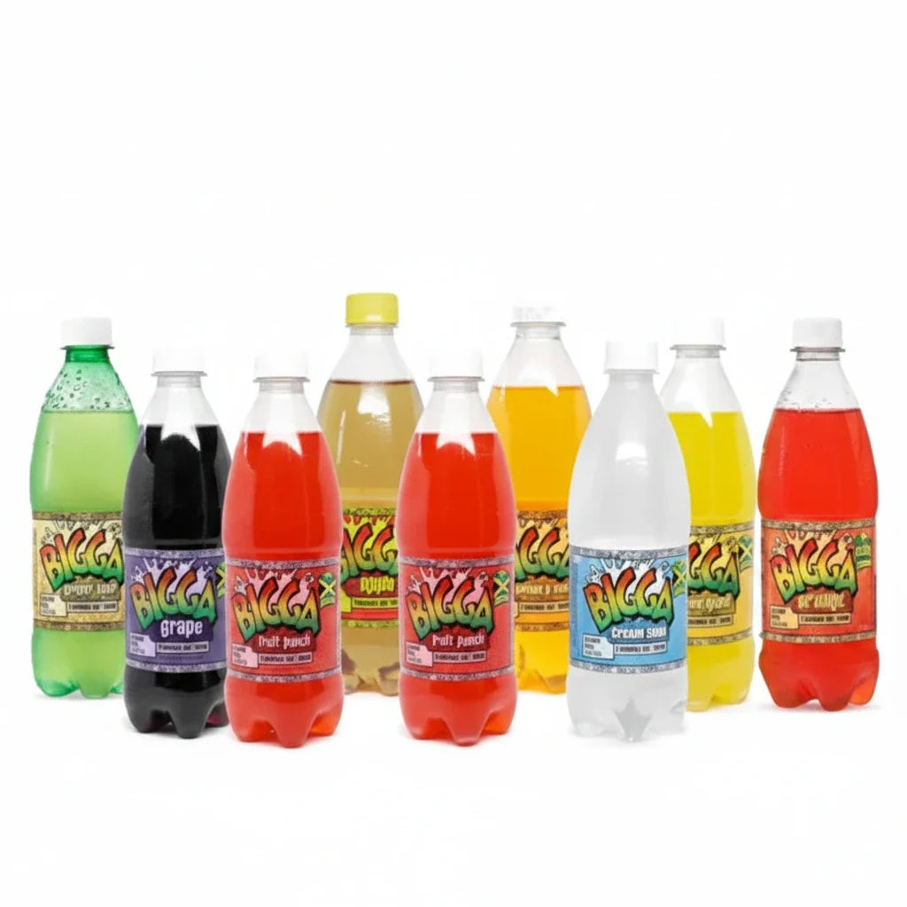 Bigga Assorted Flavors 600ml - Caribbean Soda
