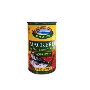 Caribbean Choice Mackerel Hot and Spicy 5.5oz