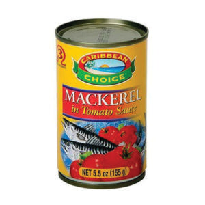 Caribbean Choice Mackerel Tomato Sauce 5.5oz