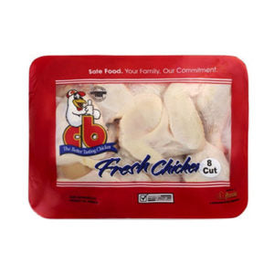 CB 8 Cut Whole Bird Tray Pack per Kg