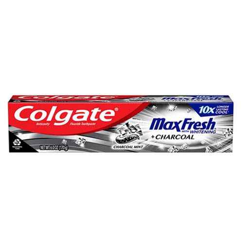 Colgate Max Fresh Toothpaste With Whitening +Charcoal Mint 6.0Oz