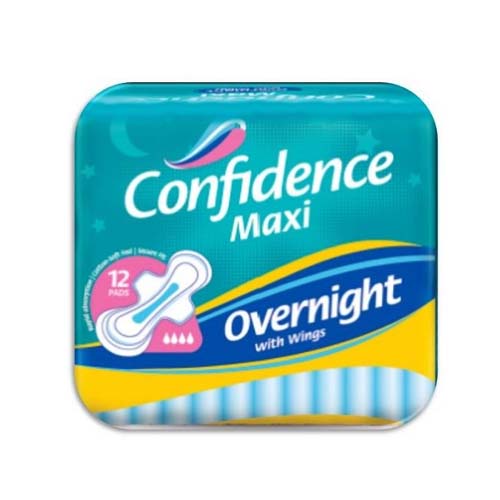 Confidence Overnight With Wings 12’S