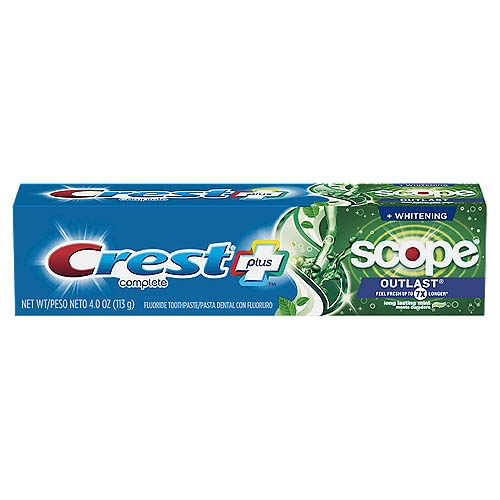 Crest Complete Plus With Whitening Toothpaste 4.0Oz