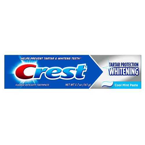 Crest Tartar Protection Whitening Cool Mint Paste Toothpaste 5.7Oz