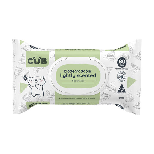 Cub Baby Power Fresh Wipes 80ct