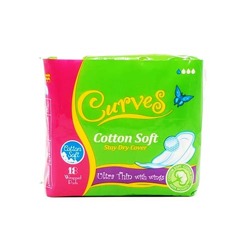 Curves Ultra Thin Wings 18S