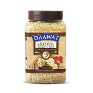 DAAWAT BASMATI BROWN RICE JAR 1KG