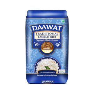 DAAWAT TRADITIONAL BASMATI RICE 1Kg