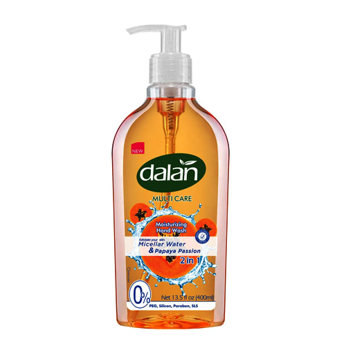 Dalan Multi Care Moisturizing Hand Wash Micellar Water & Papaya Passion 400Ml