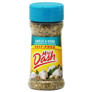 DASH SALT-FREE GARLIC & HERB SEASONING 2.5 oz
