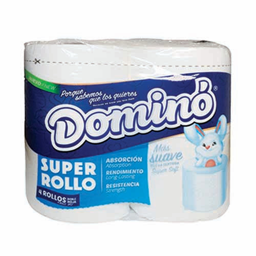 Domino Super Rollo Tissue 4Rolls