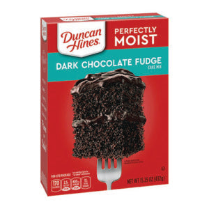Duncan Hines Climax Mix Dark Chocolate Fudge 15.25Oz