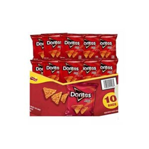 Doritos Nacho Cheese Flavour Pack Chips (10)