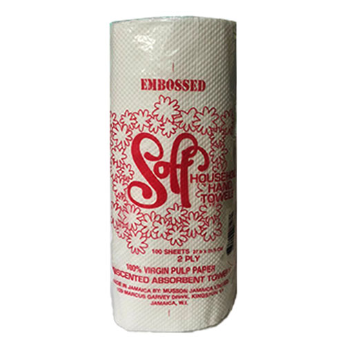 Embossed Soft Paper Towel 100 Sheets
