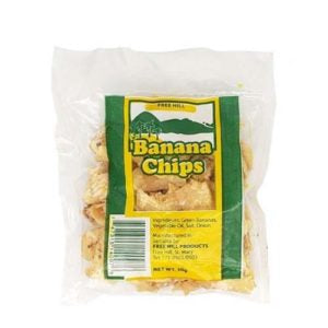 Free Hill Banana Chips 30g