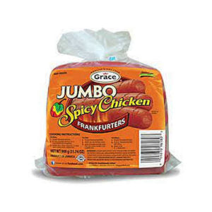 Grace Chicken Spicy Jumbo Franks 900g