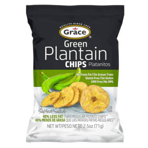 Grace Green Plantain Chips Salted 35g