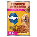Pedigree Chopped Ground Dinner with Beef Wet Dog Food