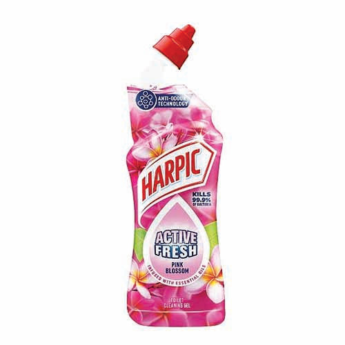 Harpic Toilet Cleaning Gel Pink Blossom 750Ml
