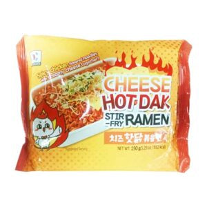 HOT DAK SPICY CHICKEN WITH CHEESE STIR FRY RAMEN 140g