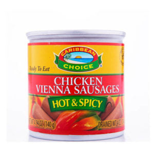 Caribbean Choice Vienna Sausage Hot & Spicy 4oz