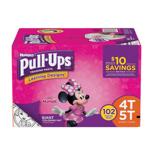 Huggies Pullups Training Pants Girl 4t-5t 102’s