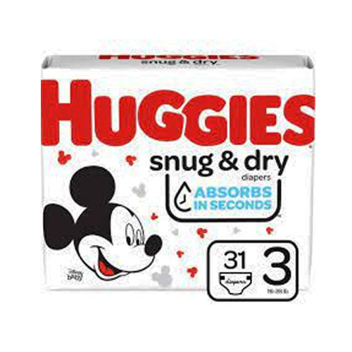 Huggies Snug & Dry Step 3 Jumbo 31s