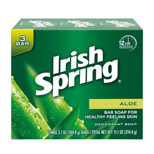 Irish Spring Aloe Soap 3Pk